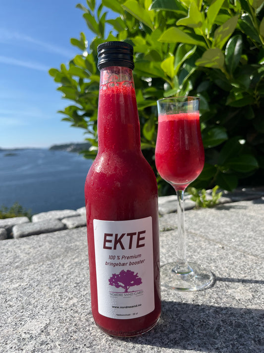 EKTE bringebær Pure "Booster" 0,33cl