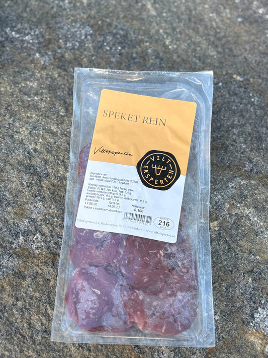 Speket rein, skåret, 100 g